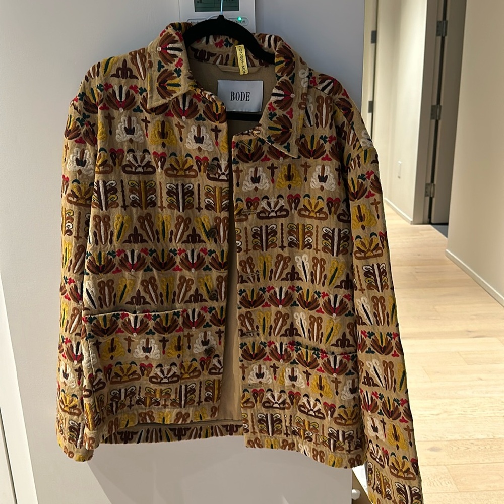 Like new bode embroidered jacket- size s/m